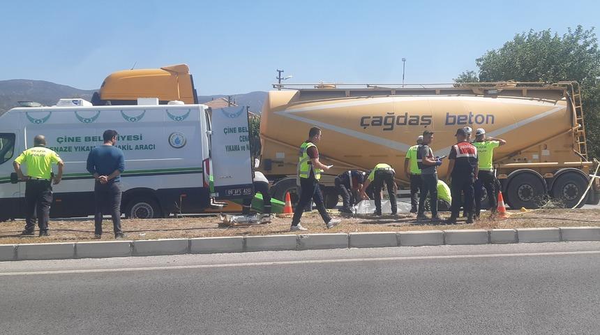 Aydın'da tırın çarptığı yaya öldü