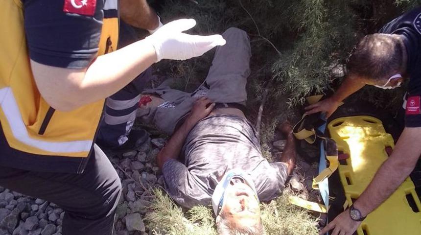 Aydın'da hemzemin geçitteki kazada 1 kişi yaralandı