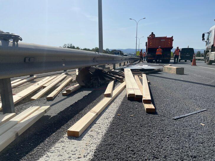 TEM Otoyolu'ndaki kaza Edirne istikametinde trafik yoğunluğu oluşturdu G5
