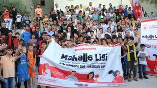 Şırnak'ta Mahalle Ligi projesi kapsamında düzenlenen spor etkinliği başladı