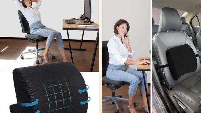 Evden çalışan herkesin ihtiyacı olan ortopedik bel yastığı modelleri