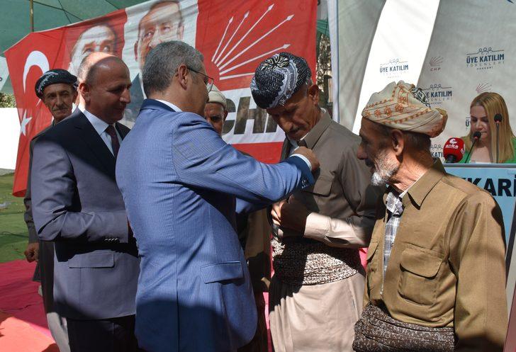 CHP Genel Başkan Yardımcısı Salıcı, partisinin Hakkari'deki üye katılım töreninde konuştu: G3