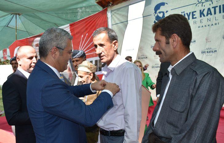 CHP Genel Başkan Yardımcısı Salıcı, partisinin Hakkari'deki üye katılım töreninde konuştu: G4