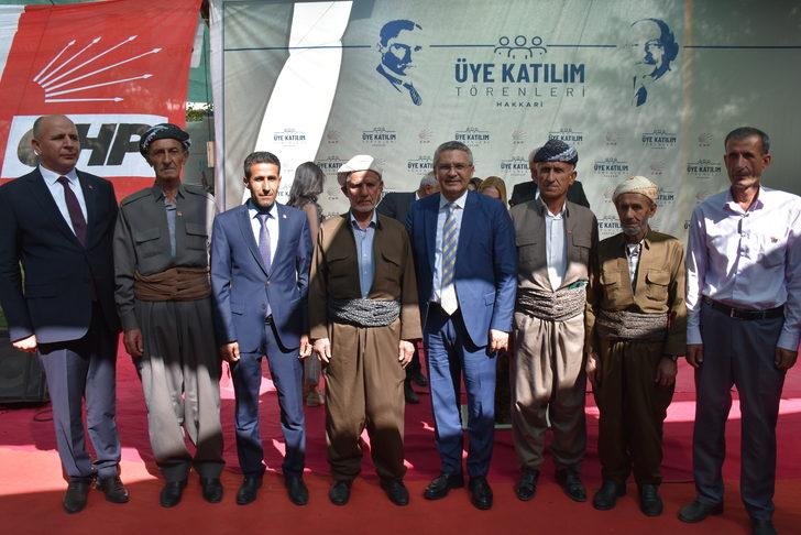 CHP Genel Başkan Yardımcısı Salıcı, partisinin Hakkari'deki üye katılım töreninde konuştu: G5