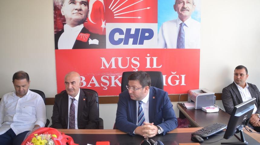 CHP Genel Başkan Yardımcısı Erkek, Muş'ta konuştu:
