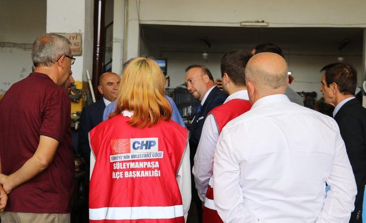 CHP Ekonomi Masası heyeti, Tekirdağ'da temaslarda bulundu G5