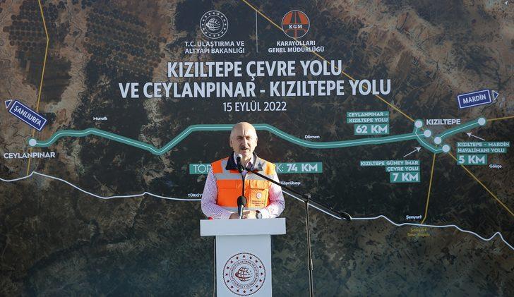 Ulaştırma ve Altyapı Bakanı Karaismailoğlu, Mardin'de yol incelemesinde konuştu: G2