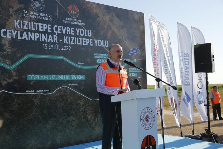 Ulaştırma ve Altyapı Bakanı Karaismailoğlu, Mardin'de yol incelemesinde konuştu: G3