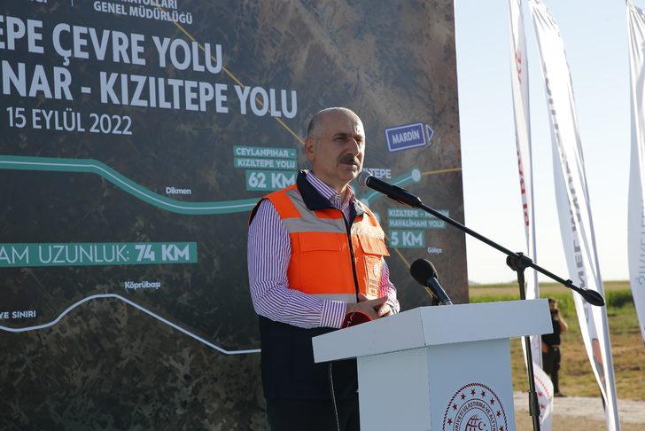 Ulaştırma ve Altyapı Bakanı Karaismailoğlu, Mardin'de yol incelemesinde konuştu: G4