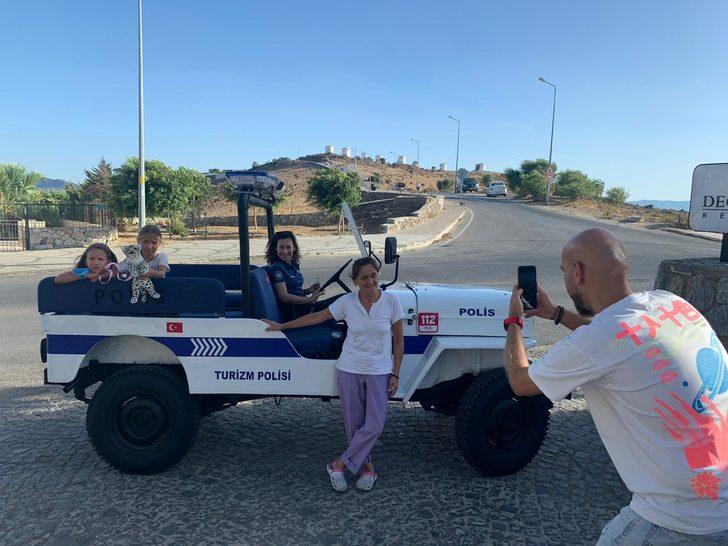1954 model araç, yenilenerek Bodrum'da turizm polisinin hizmetine verildi G5