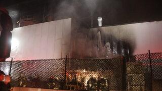 Kocaeli'de madeni yağ fabrikasında çıkan yangın söndürüldü