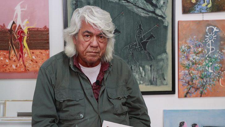 Antalya'da emekli öğretmen tarihi kaya resimlerini özgün yorumla tuvale aktarıyor G2