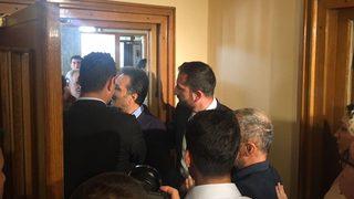 CHP'li vekil Ali Haydar Hakverdi polisle tartıştı