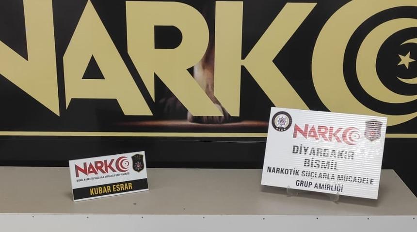 Diyarbakır'da saklama kabında uyuşturucu ele geçirildi