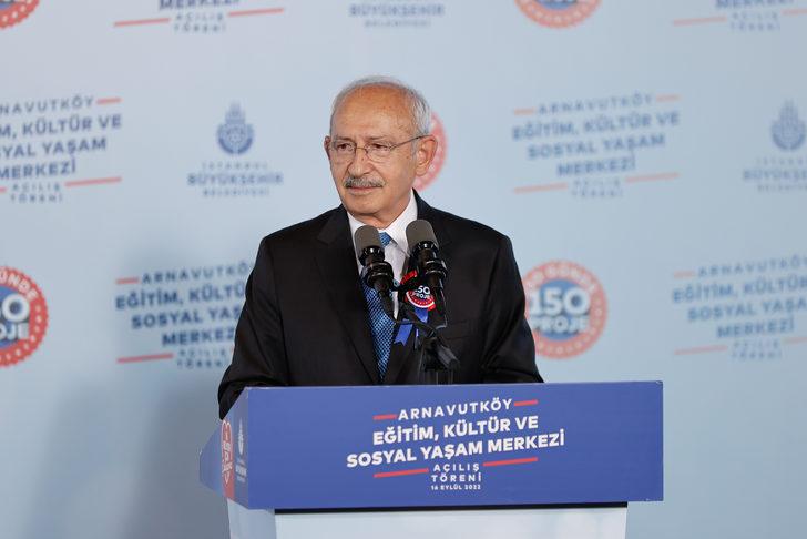 CHP Genel Başkanı Kılıçdaroğlu, Arnavutköy Yaşam Merkezi'nin açılış töreninde konuştu: G1