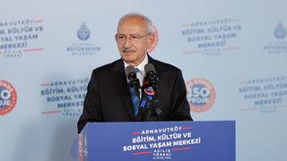 CHP Genel Başkanı Kılıçdaroğlu, Arnavutköy Yaşam Merkezi'nin açılış töreninde konuştu:
