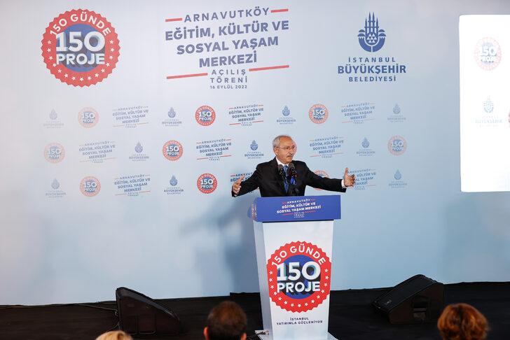 CHP Genel Başkanı Kılıçdaroğlu, Arnavutköy Yaşam Merkezi'nin açılış töreninde konuştu: G2