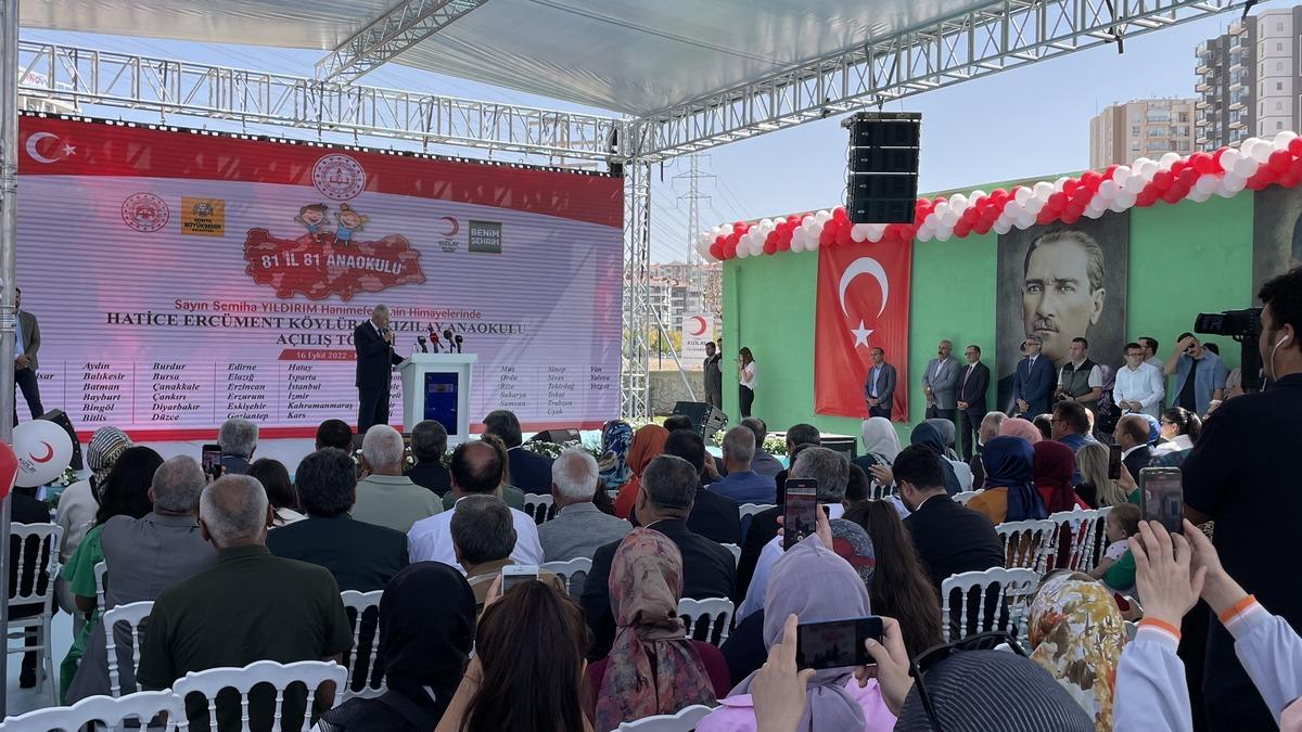 AK Parti Genel Başkanvekili Binali Yıldırım, Konya'da anaokulu a&ccedil;ılışında konuştu: