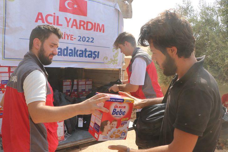 Sadakataşı Derneğinden İdlib'e yardım G2