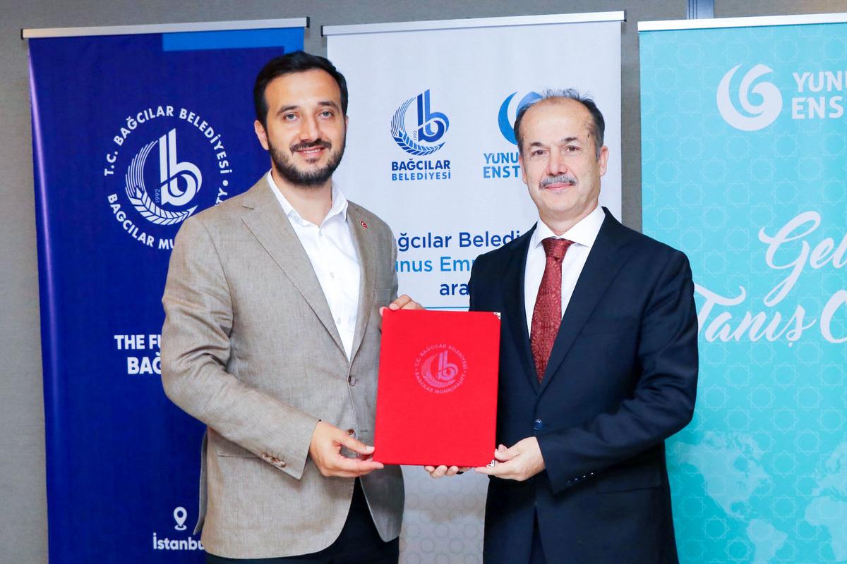 Bağcılar Belediyesi ile Yunus Emre Enstit&uuml;s&uuml;nden T&uuml;rk&ccedil;enin tanıtımı i&ccedil;in iş birliği