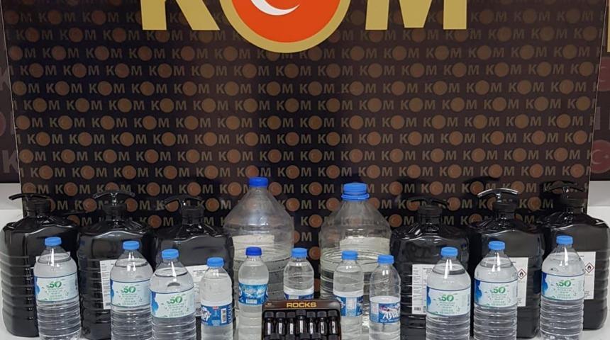 Ordu'da kaçak ve sahte içki operasyonunda 2 şüpheli yakalandı