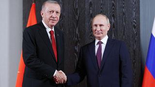 Cumhurbaşkanı Erdoğan'ın, Rusya Devlet Başkanı Putin ile görüşmesi sona erdi