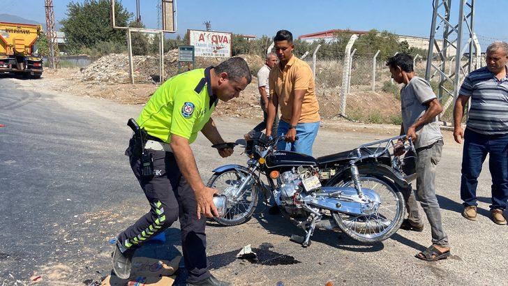 Hatay’da kamyona çarpan motosikletin sürücüsü ağır yaralandı G3