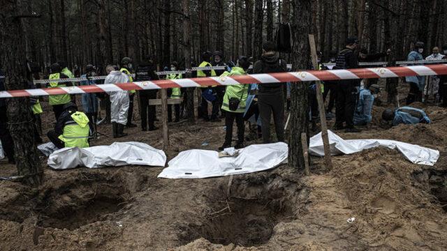 Ukrayna resmen duyurdu! 'İzyum'da askerlerin gömüldüğü toplu mezara ulaştık'
