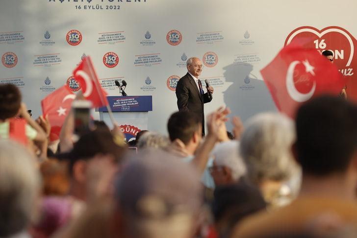 Kılıçdaroğlu, "Büyükçekmece Sahil ve E-5 Yan Yol Düzenleme Projeleri Açılış Töreni"nde konuştu: G2