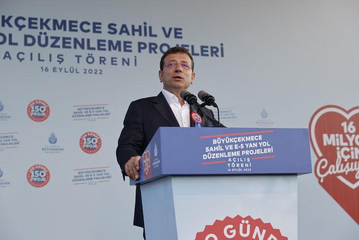 Kılıçdaroğlu, "Büyükçekmece Sahil ve E-5 Yan Yol Düzenleme Projeleri Açılış Töreni"nde konuştu: G3