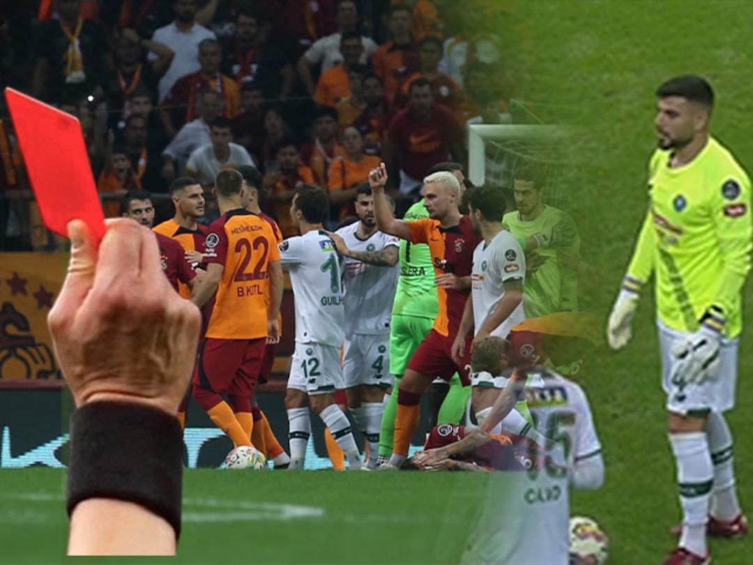 Son dakikada ortalık karıştı! Kırmızı kart &ccedil;ıktı, kaleye savunmacı ge&ccedil;ti