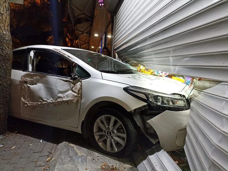 İzmir'de otomobil iş yerine girdi G2