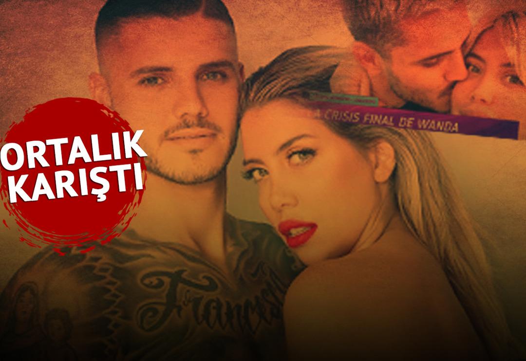 &Uuml;lkenin g&uuml;ndemine oturdu, ortalık karıştı! 'Wanda Nara, Icardı'yi aldatıyor'