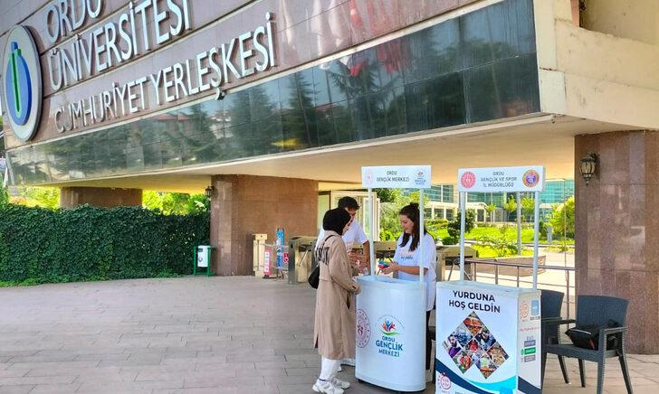 Ordu'ya gelen üniversite öğrencileri görevlilerce karşılanıyor G4