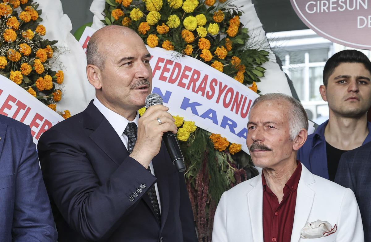 İ&ccedil;işleri Bakanı Soylu, Giresun G&ouml;n&uuml;ll&uuml;leri Derneği a&ccedil;ılış t&ouml;reninde konuştu: