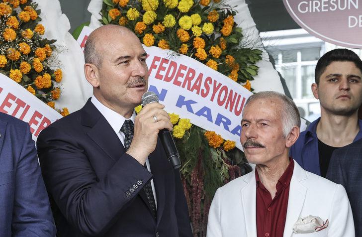 İçişleri Bakanı Soylu, Giresun Gönüllüleri Derneği açılış töreninde konuştu: G1