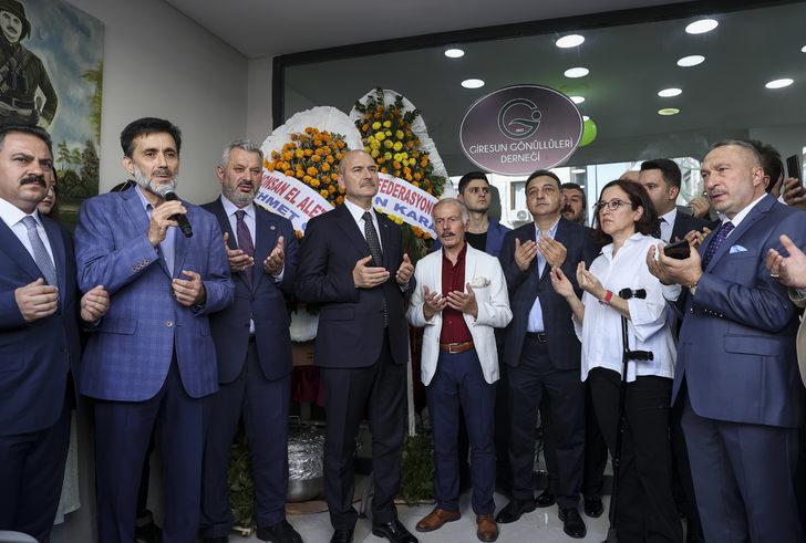 İçişleri Bakanı Soylu, Giresun Gönüllüleri Derneği açılış töreninde konuştu: G3