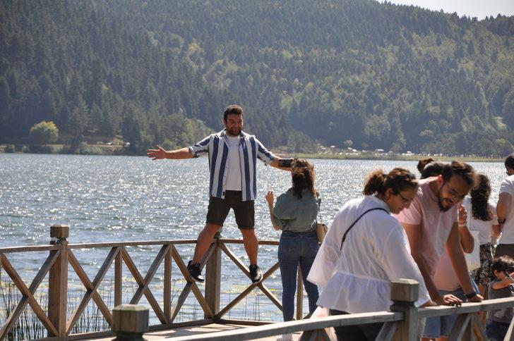 Bolu'da sıcak havadan bunalanlar doğayla iç içe vakit geçirdi G3