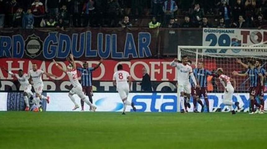 Trabzonspor'da k&ouml;t&uuml; gidişat devam ediyor: 0-1