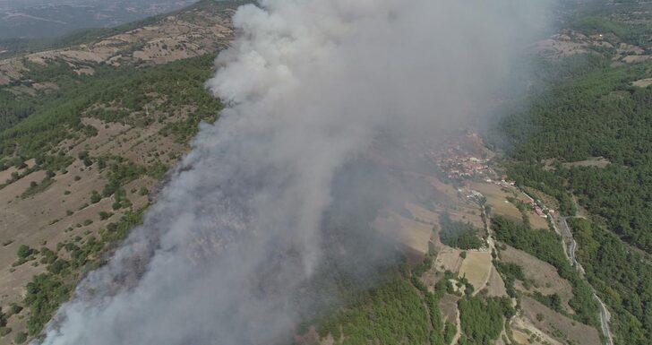 GÜNCELLEME 2 - Balıkesir'de çıkan orman yangınına müdahale ediliyor G5