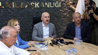 Ulaştırma ve Altyapı Bakanı Karaismailoğlu, AK Parti Muğla İl Başkanlığında konuştu: