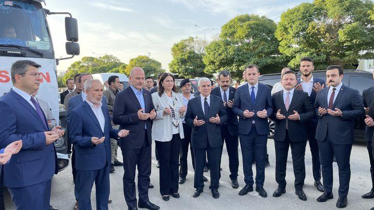 İçişleri Bakanı Soylu Edirne'de öğrencilerle yaya geçidi boyadı G3