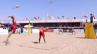 19 Yaş Altı Dünya Plaj Voleybolu Şampiyonası'nda çeyrek final maçları tamamlandı