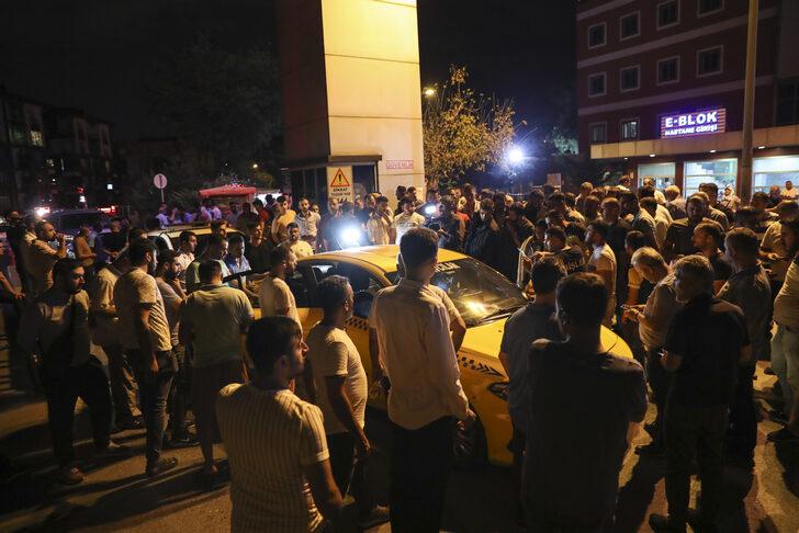Bıçaklı saldırıya uğrayan taksi şoförü için meslektaşları kontak kapattı G2