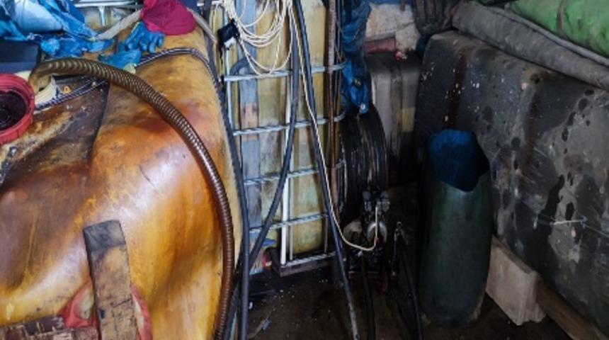 Hatay'da 1100 litre kaçak akaryakıt ele geçirildi