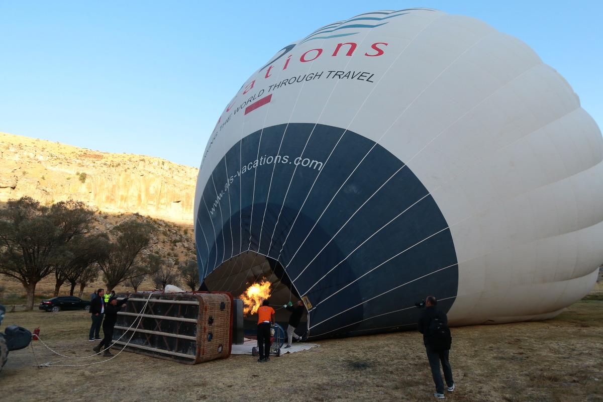 Ihlara Vadisi'nde balon turları yeniden başladı