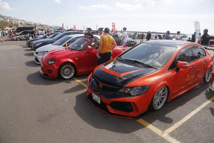 Modifiyeli araç tutkunları Tekirdağ'da buluştu G5