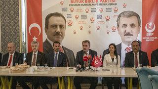 BBP Genel Başkanı Mustafa Destici, Erzurum'da konuştu: