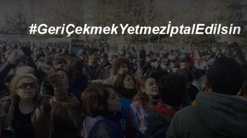 'Tecavüz yasası'na sosyal medyadan yeni tepki: #GeriÇekmekYetmezİptalEdilsin