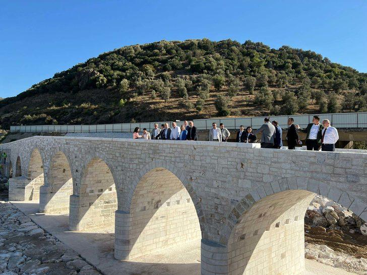 Bakan Karaismailoğlu, Muğla'da restorasyonu yapılan tarihi köprüyü inceledi: G3